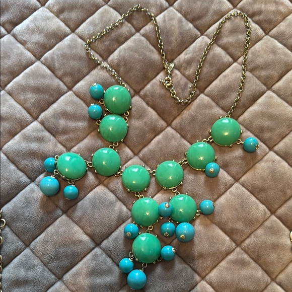 6 pieces of J. Crew  jewelry….Colorful Floral Necklace Collection - Picture 7 of 9